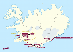 Route Iceland